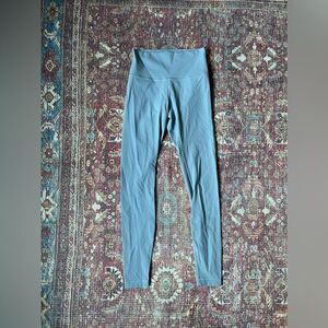 Lululemon light blue wunder under high rise tight leggings size 6